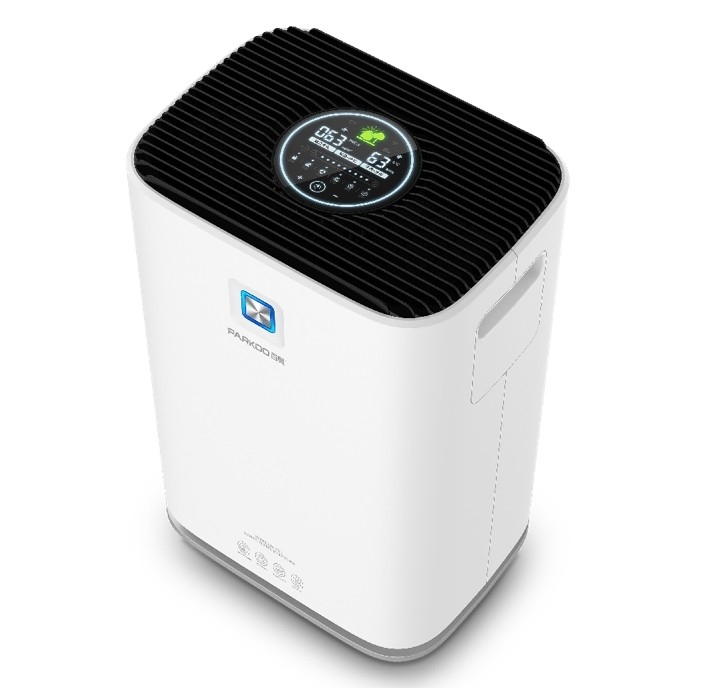 Bluetooth Smart Dehumidifier TFT LCD PM2.5 Indicatore di qualità dell'aria HEPA H11 Carbon Anion WiFi
