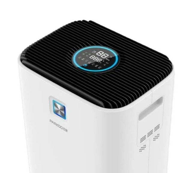 Bluetooth Smart Dehumidifier TFT LCD PM2.5 Indicatore di qualità dell'aria HEPA H11 Carbon Anion WiFi
