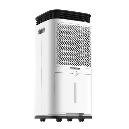 16L Whisper LED Home Dehumidifier 2.2L Tank Tower 360° Sfoglie Full Touch Display nascosto