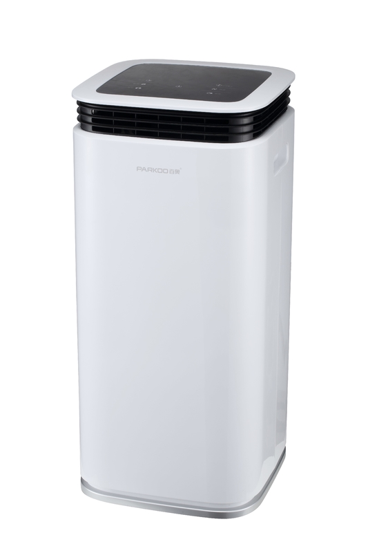 16L schermo nascosto LED Dehumidificatore per la casa 2.2L Serbatoio Torre di 360° Sfoglie di vento Smart Humidity Touch Control
