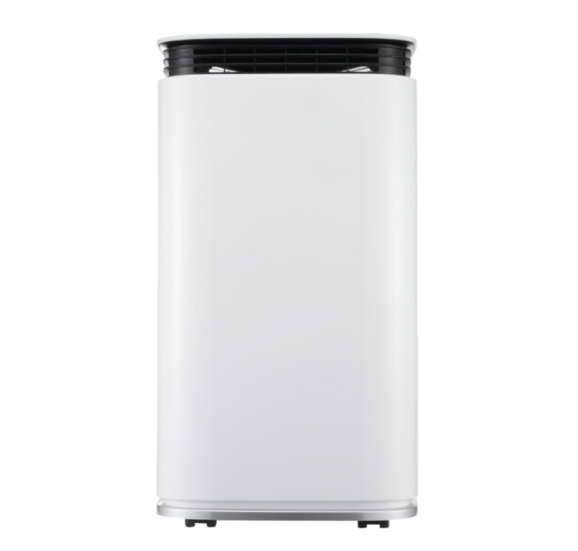 16L schermo nascosto LED Dehumidificatore per la casa 2.2L Serbatoio Torre di 360° Sfoglie di vento Smart Humidity Touch Control